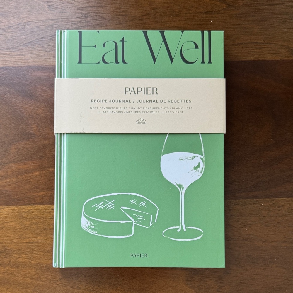 Eat Well Recipe Journal - Green